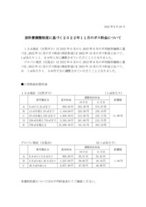 原料費調整制度に基づく2022年11月分のガス料金についてのサムネイル